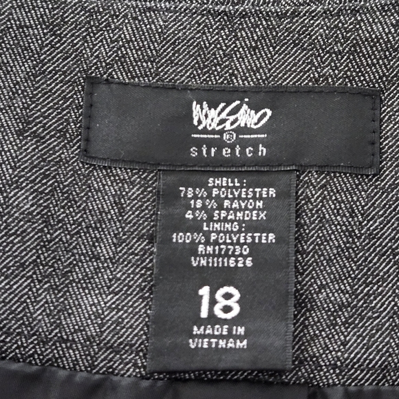 Classic Gray Women's Pencil Skirt 18 - Picture 7 of 8